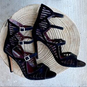 Super Sexy BCBG Velvet High Heels